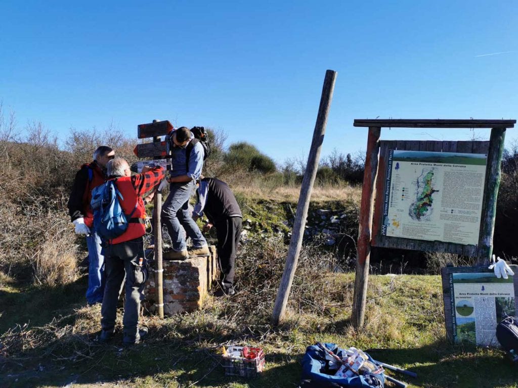 gruppo sentieristica manutenzione sentieri cai prato