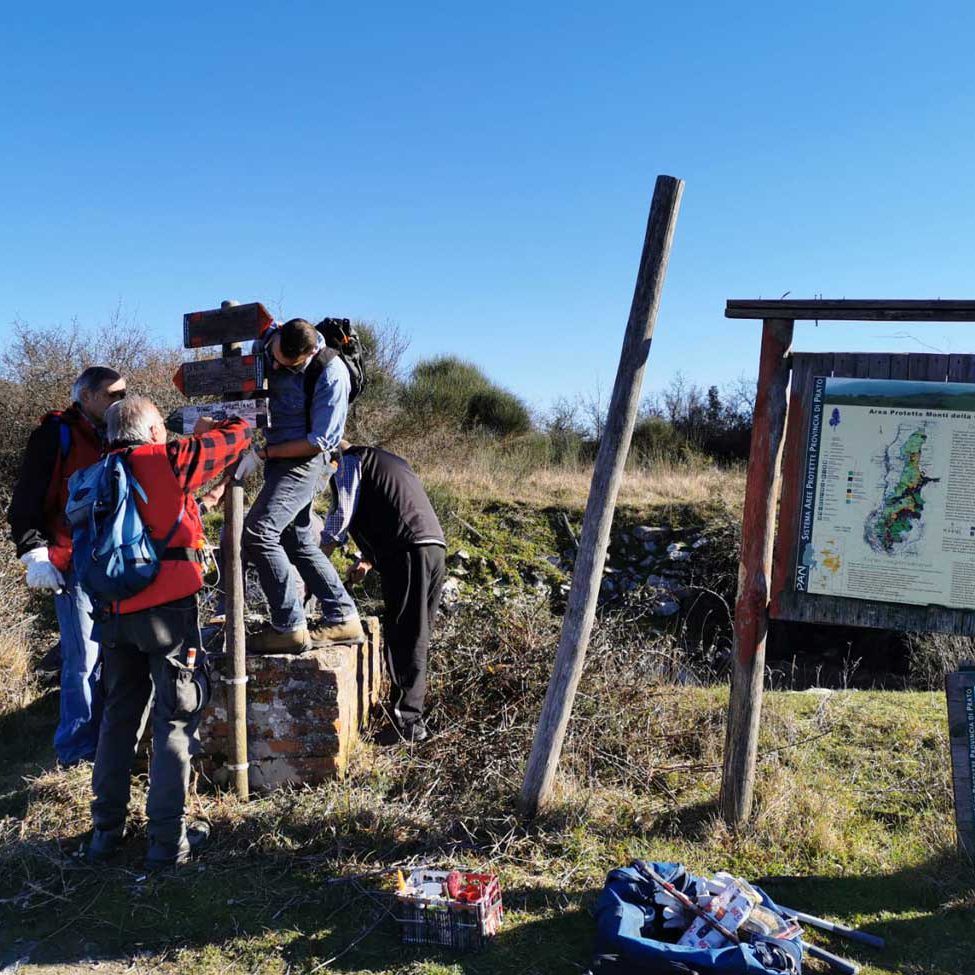 gruppo sentieristica manutenzione sentieri cai prato