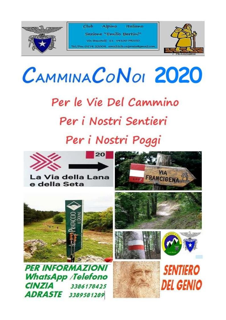 Locandina CamminaCoNoi 2020