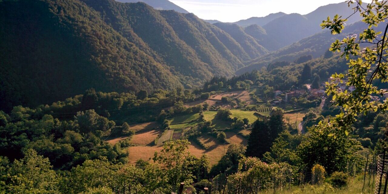 Il borgo di Castello visto dalla sua Chiesa