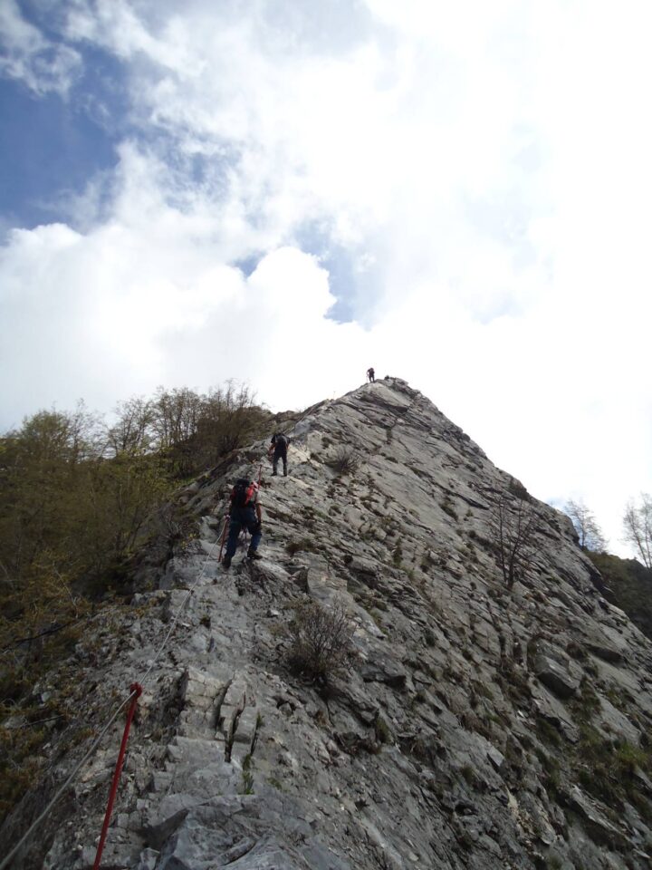 Ferrata Tordini Galligani alla Foce Siggioli