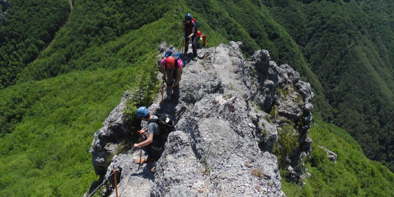 Ferrata Renato Salvatori - Monte Forato Alpi Apuane
