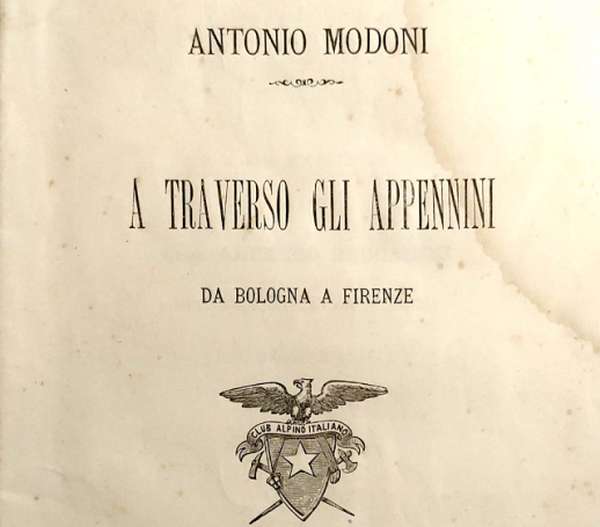 Copertina libro "A traverso gli Appennini" - Antonio Modoni