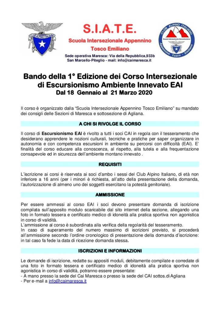 Presentazione Corso EAI 2020 - 1