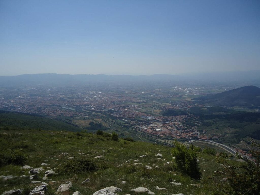 Vista di Prato da La Retaia