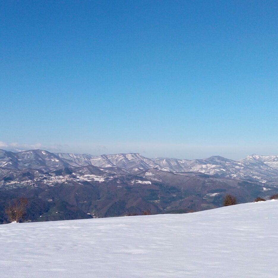 Vista del crinale 00 dalla Calvana neve 2