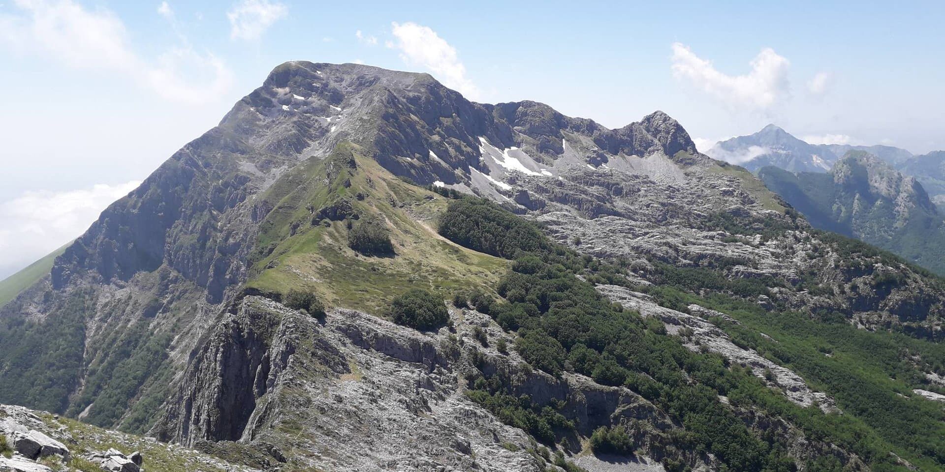 Pania della Croce vista dalla Pania Secca