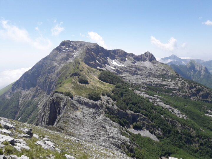 Pania della Croce vista dalla Pania Secca