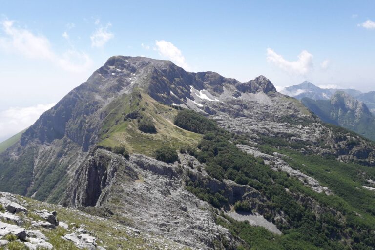 Pania della Croce vista dalla Pania Secca