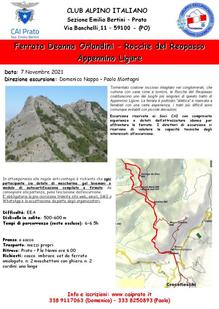 Locandina CAI Ferrata Deanna Orlandini - 211107