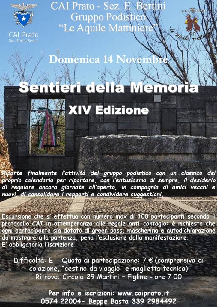 Locandina Sentieri Memoria 2021 - 211114