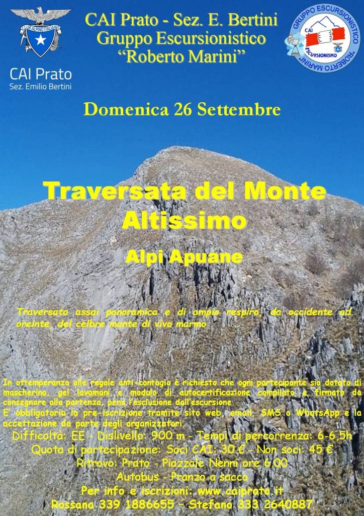 Locandina Monte Altissimo - 210926