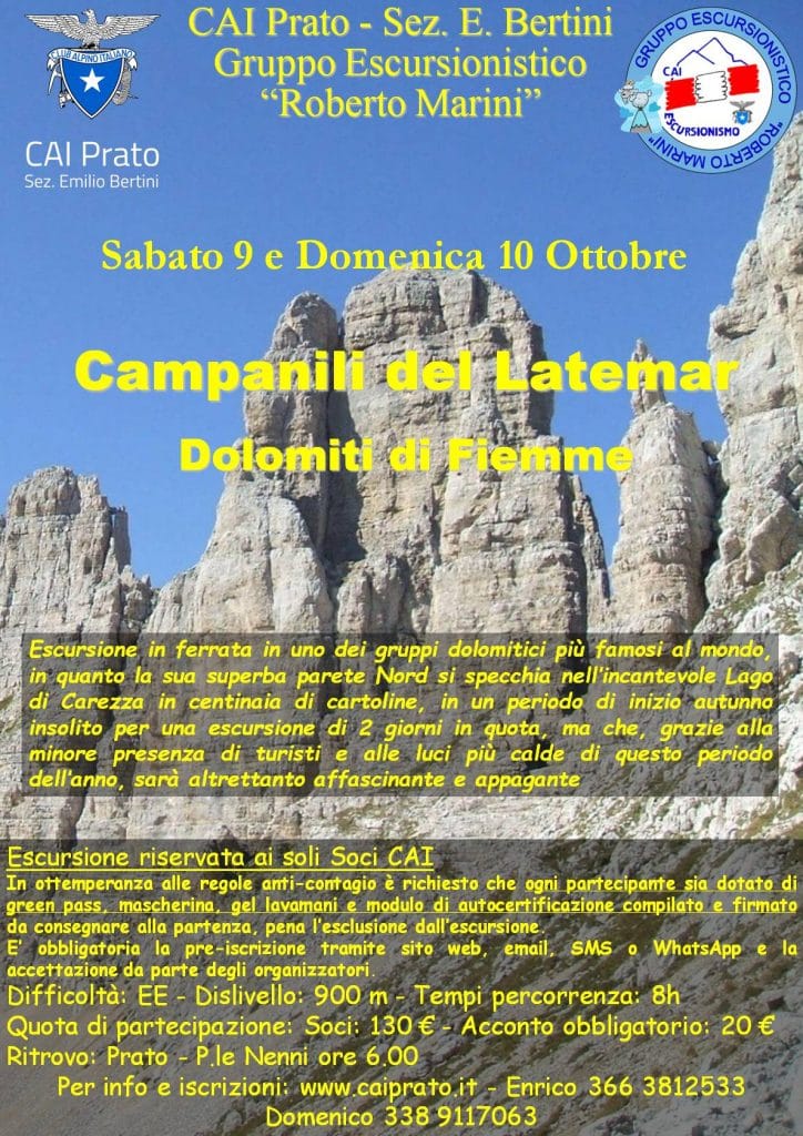 Locandina Campanili Latemar - 211009