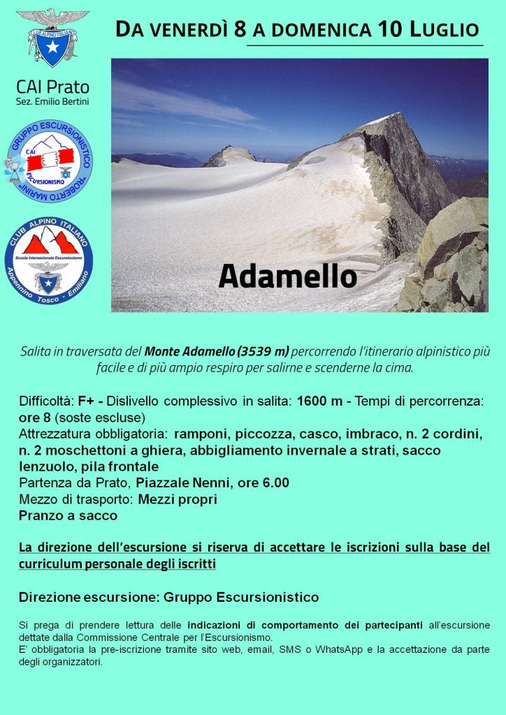 Locandina Adamello - 220708