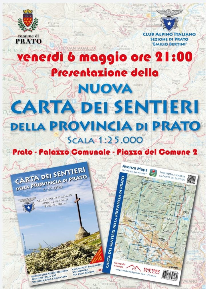 Presentazione nuova carta sentieri Prato